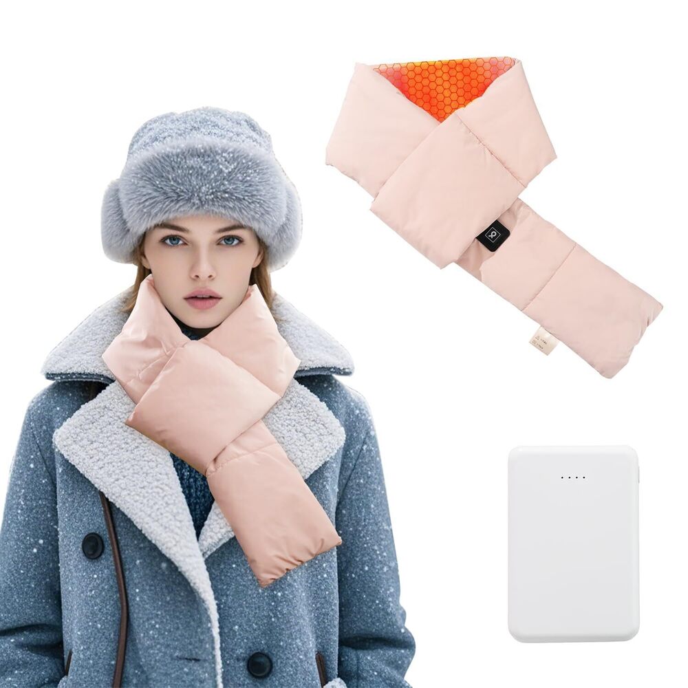 8087 Heated Scarf Electric Neck Warmers Heated Neck Wrap with 5000mAh